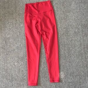 American Eagle Bright Red Yoga Pants